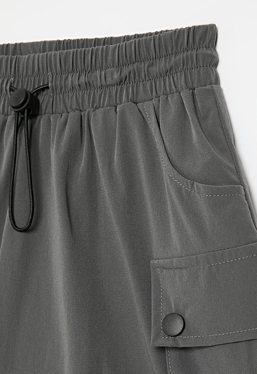Pop Candy - Utility skirt - charcoal grey