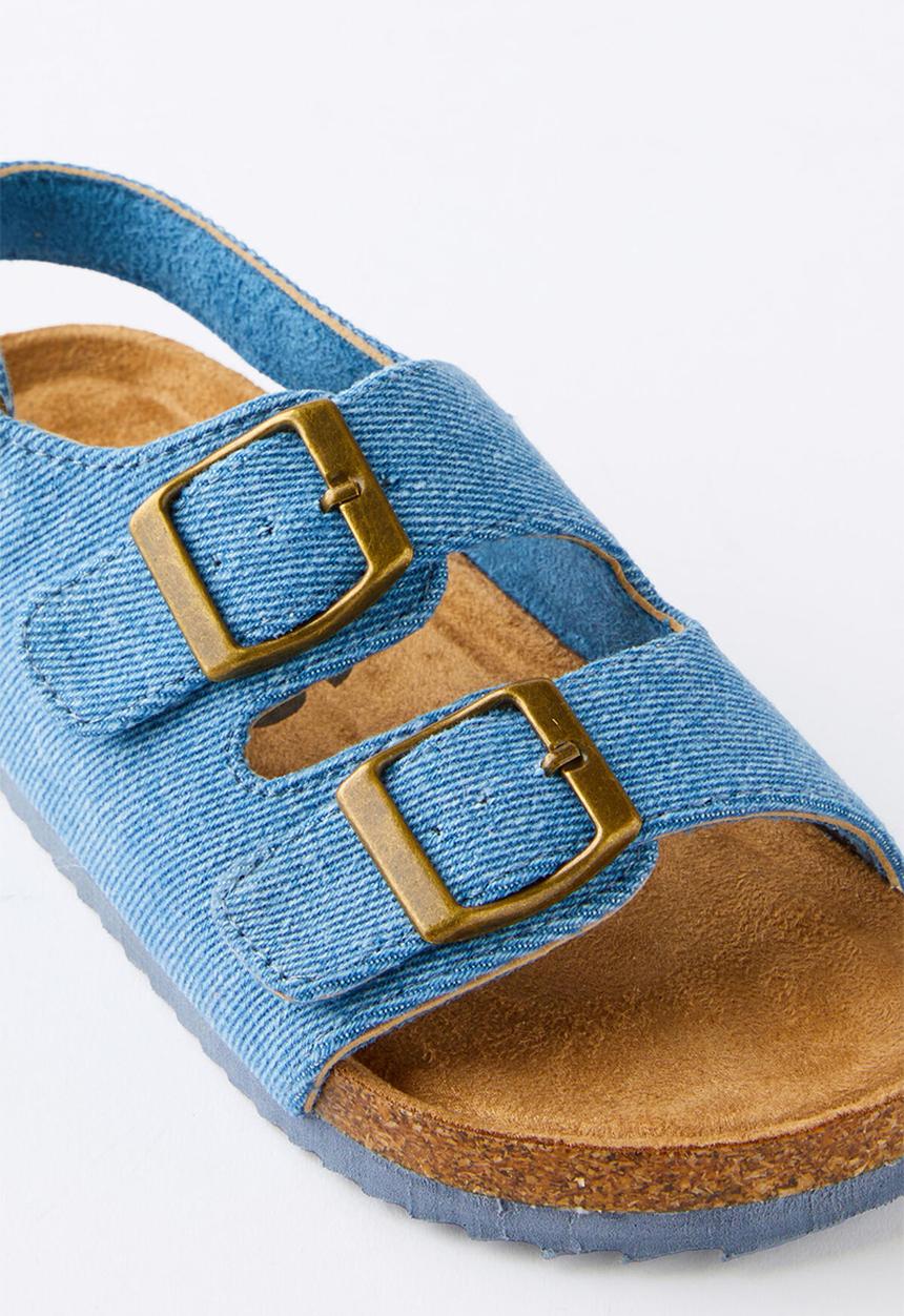 Cotton On - Theo sandal - washed denim
