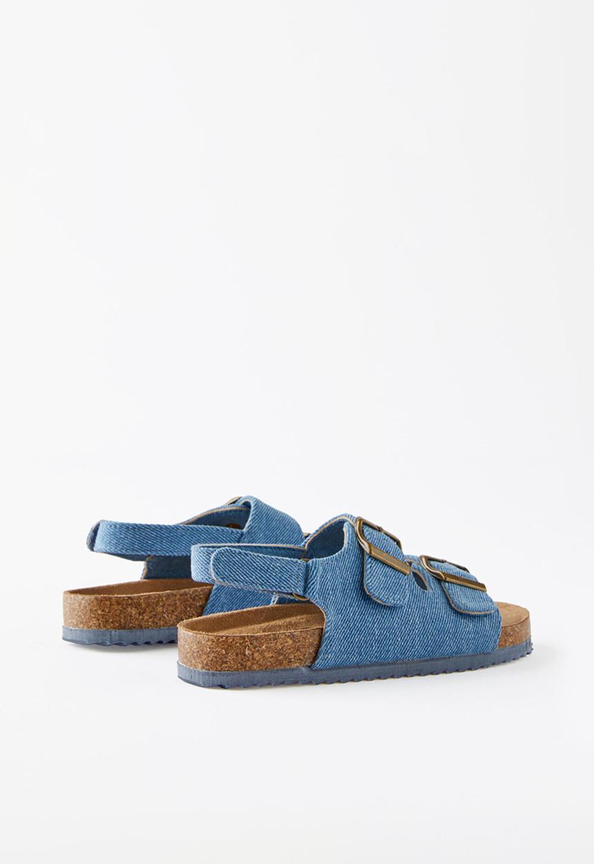 Cotton On - Theo sandal - washed denim