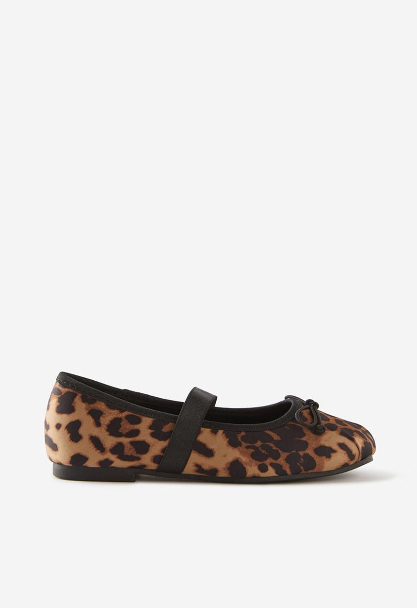 Cotton On - Olivia Ballet Flat - Leopard/Scrunch Toe