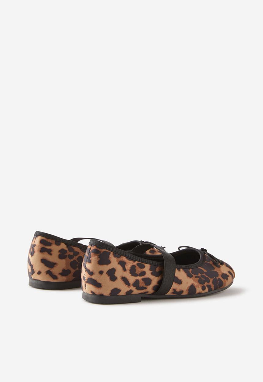 Cotton On - Olivia Ballet Flat - Leopard/Scrunch Toe