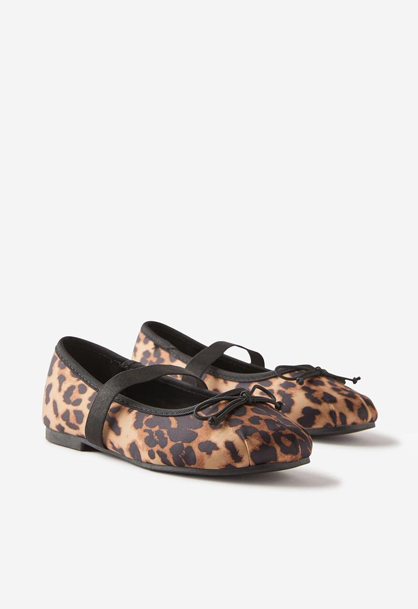 Cotton On - Olivia Ballet Flat - Leopard/Scrunch Toe
