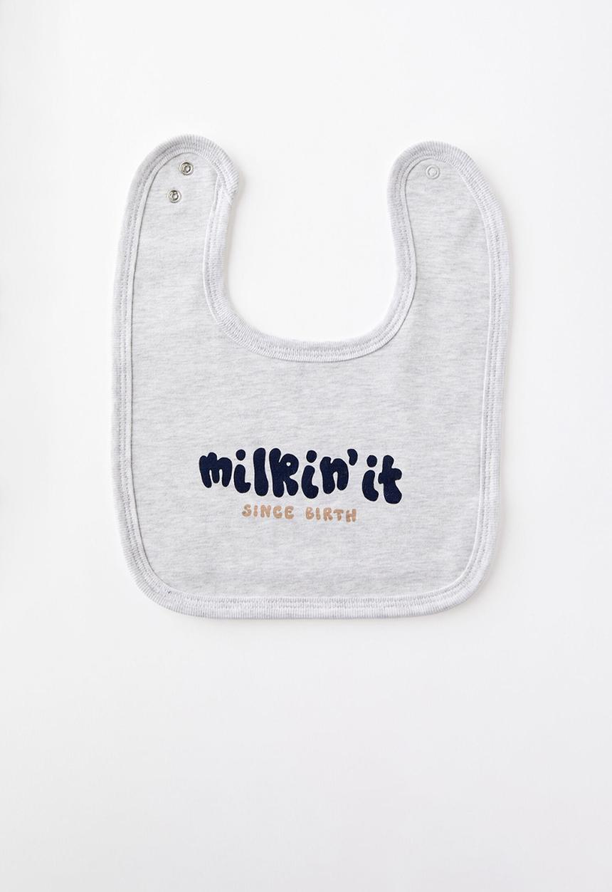 Cotton On - The baby bib - cloud marle/milkin  it