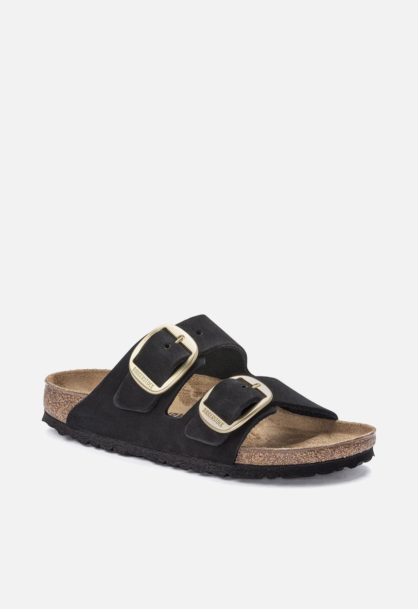 Birkenstock - Arizona big buckle nubuck - black