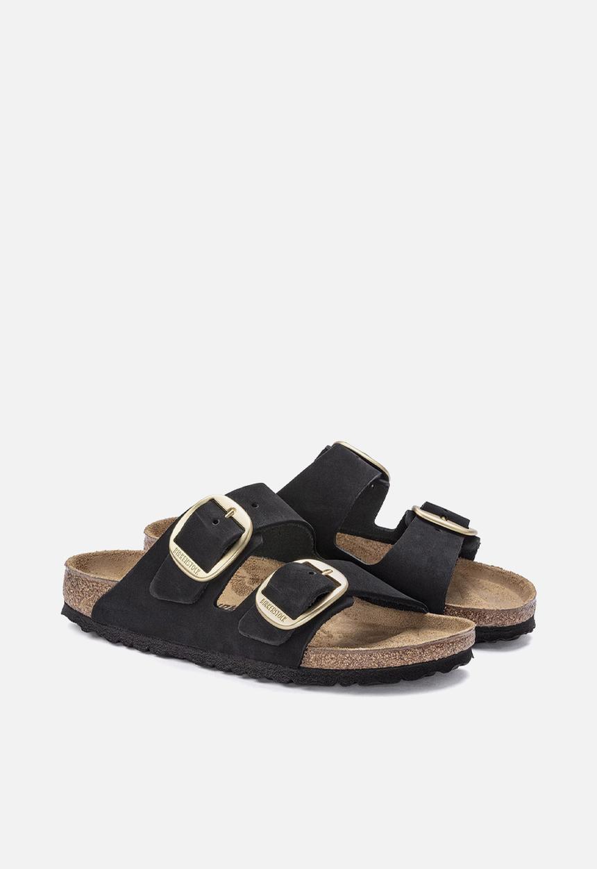 Birkenstock - Arizona big buckle nubuck - black