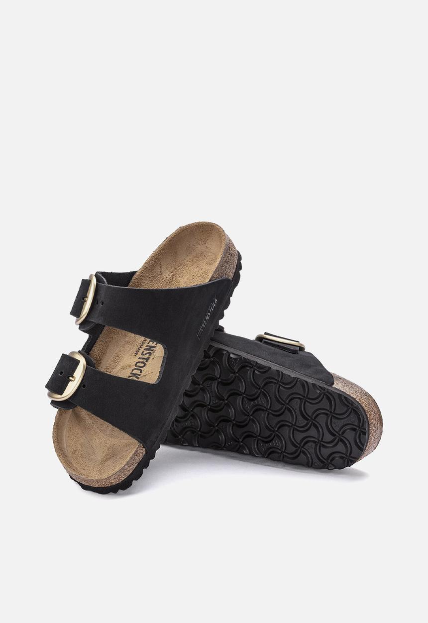 Birkenstock - Arizona big buckle nubuck - black