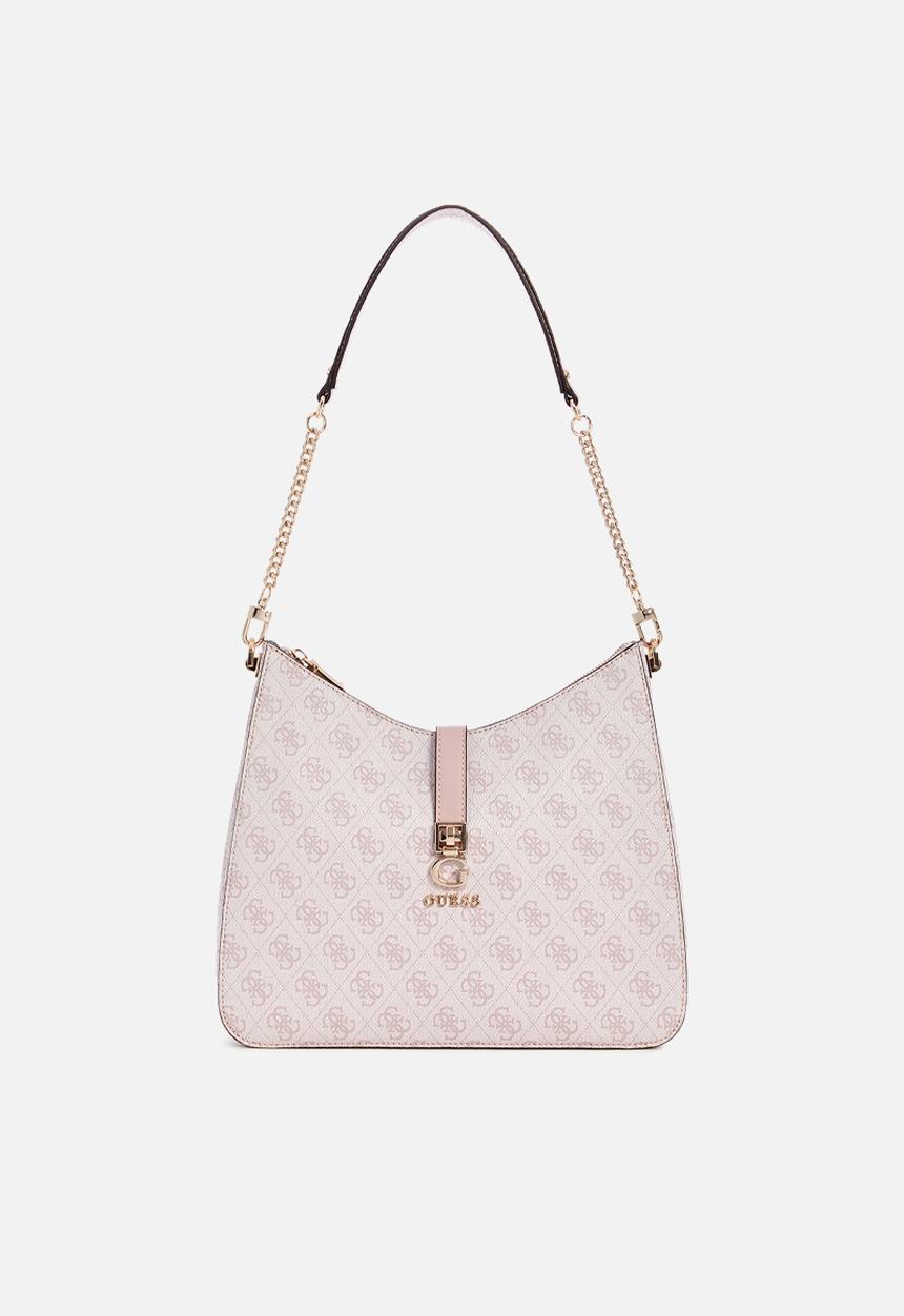 GUESS - Zamira hobo shoulder - orchid logo
