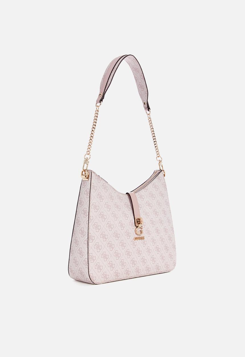 GUESS - Zamira hobo shoulder - orchid logo