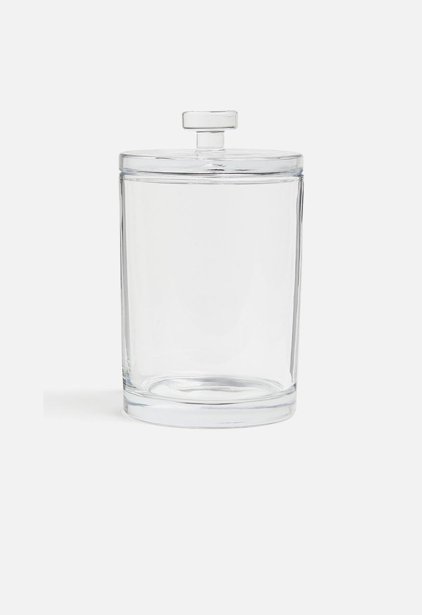 H&M - Glass jar with a lid - transparent