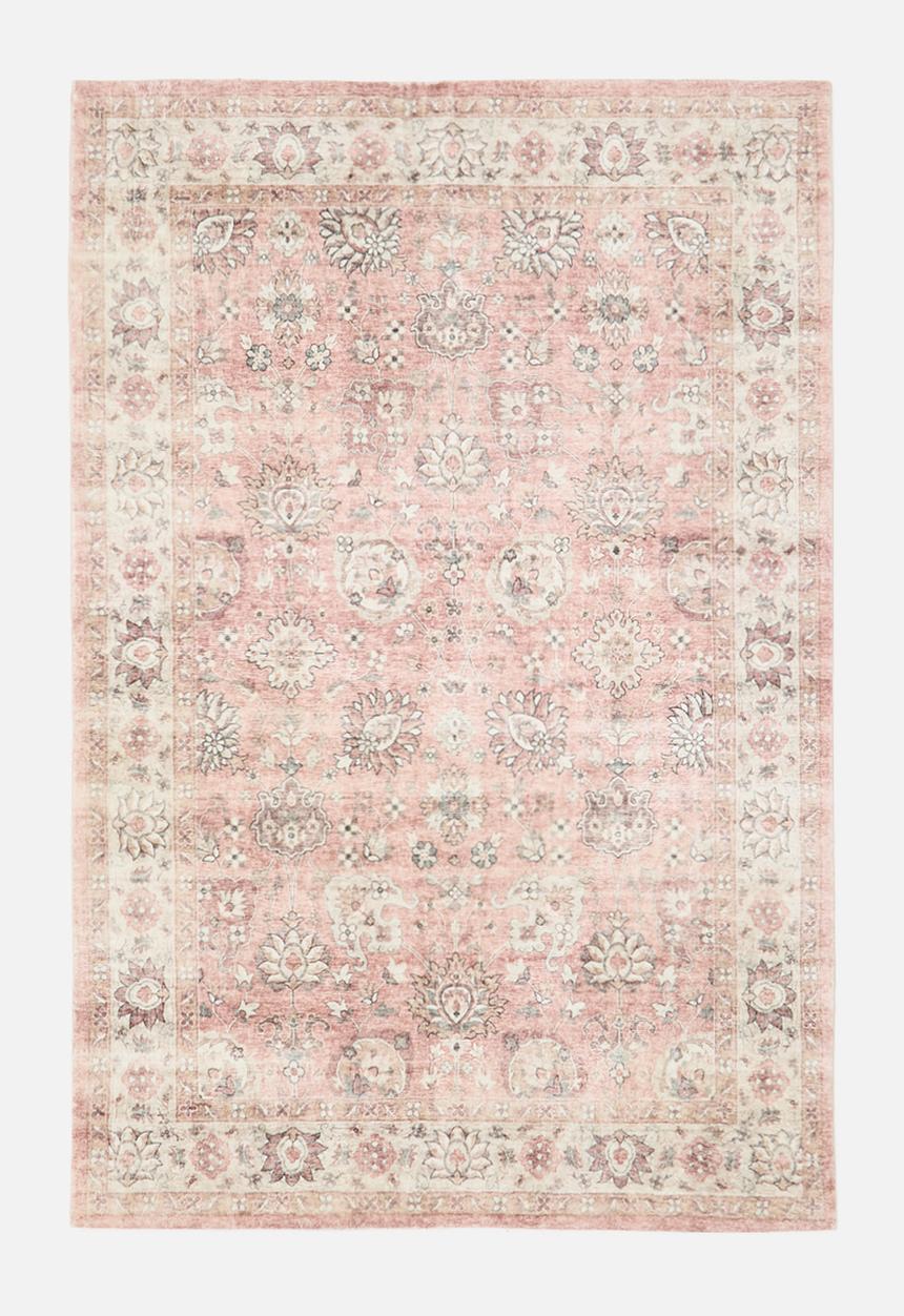 Sixth Floor - Silo plush antique rug - Pink