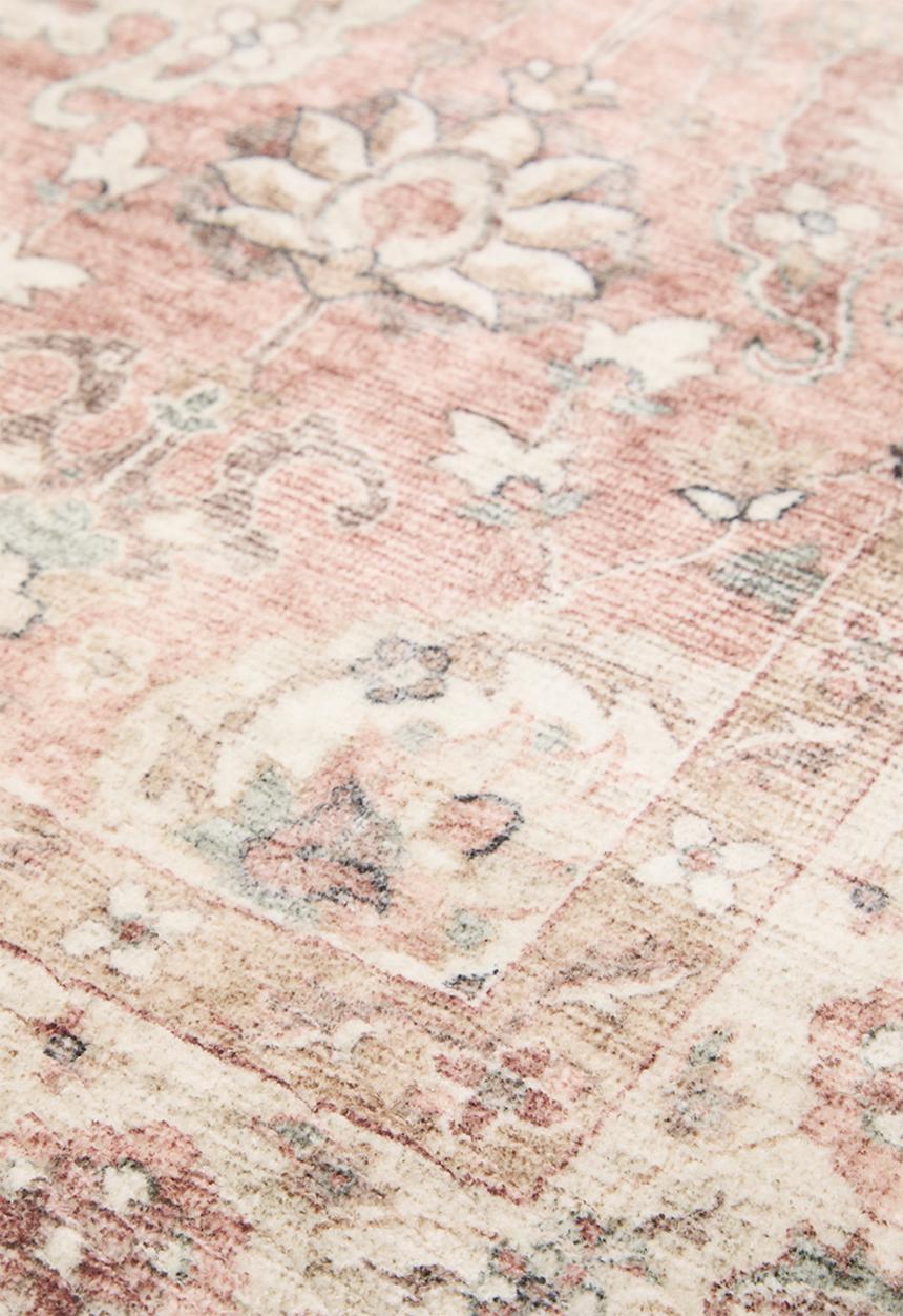 Sixth Floor - Silo plush antique rug - Pink
