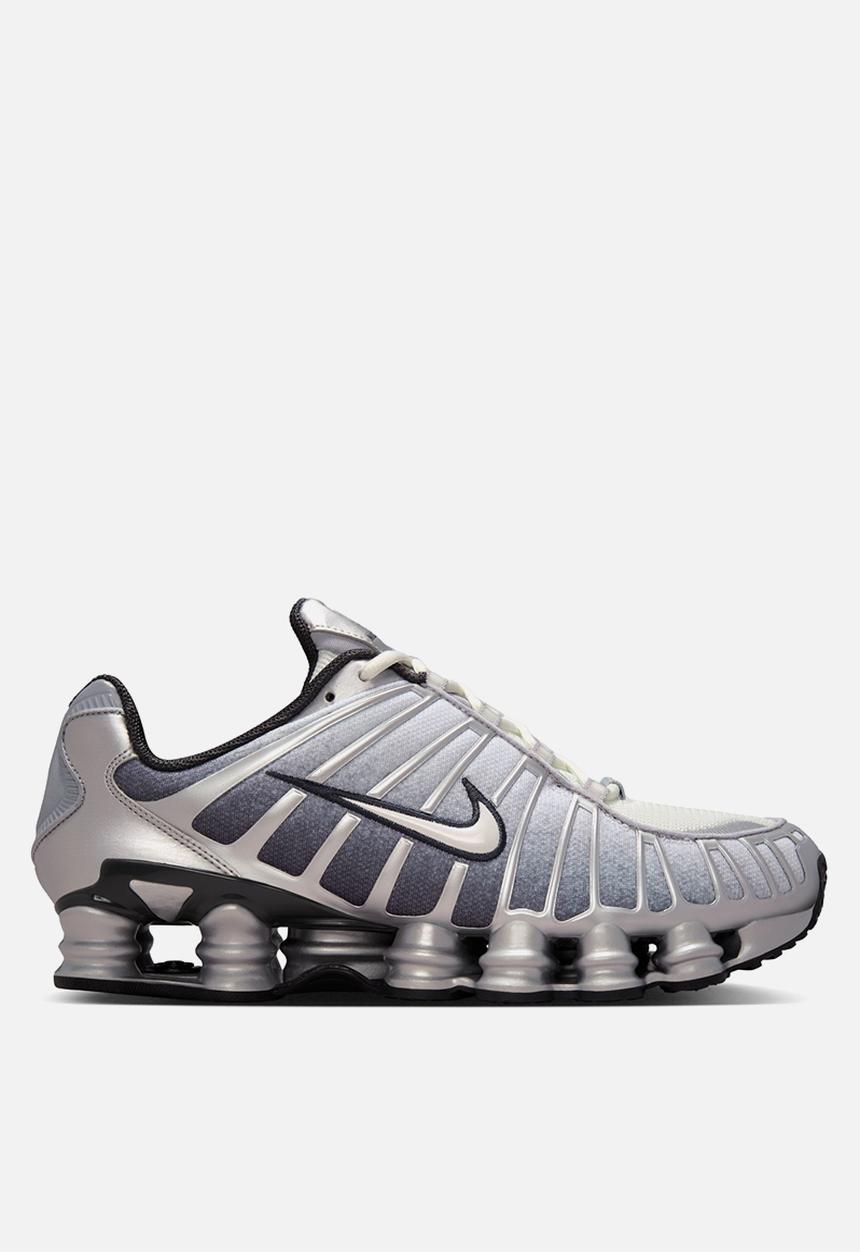 靴 NIKE SHOXX TL NIKE SHOX TL PRINT - Metallic Silver/Summit White-Wolf Grey