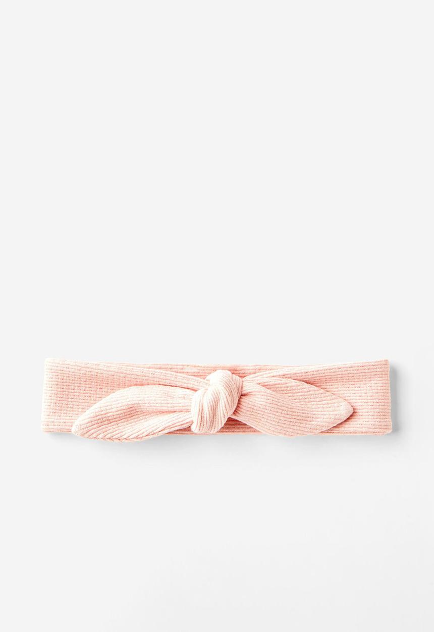Cotton On - Organic pointelle bow headband - soft musk