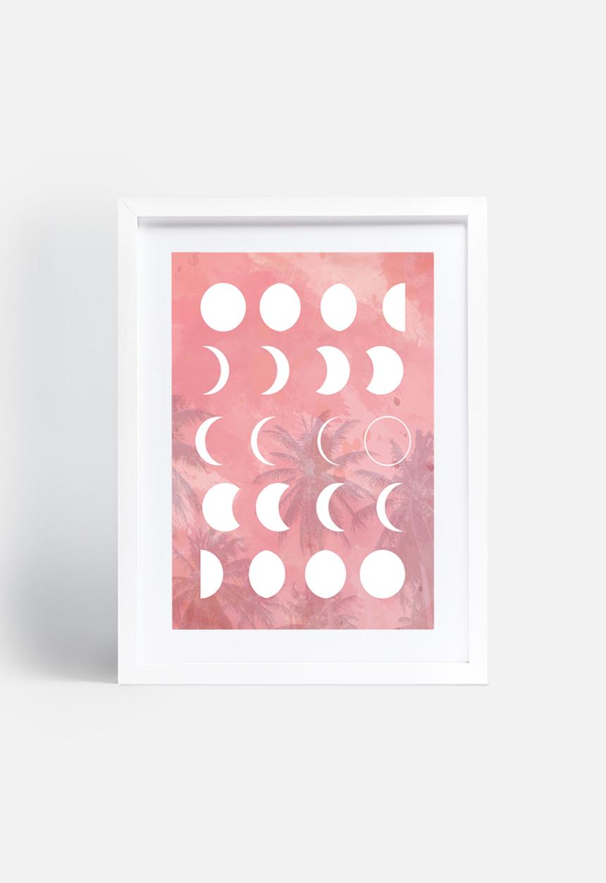 The Glass Mountain - Moon Phases - Pink