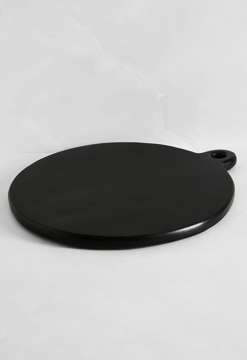 Sixth Floor - Rondo Large Wooden Chopping Board - Black