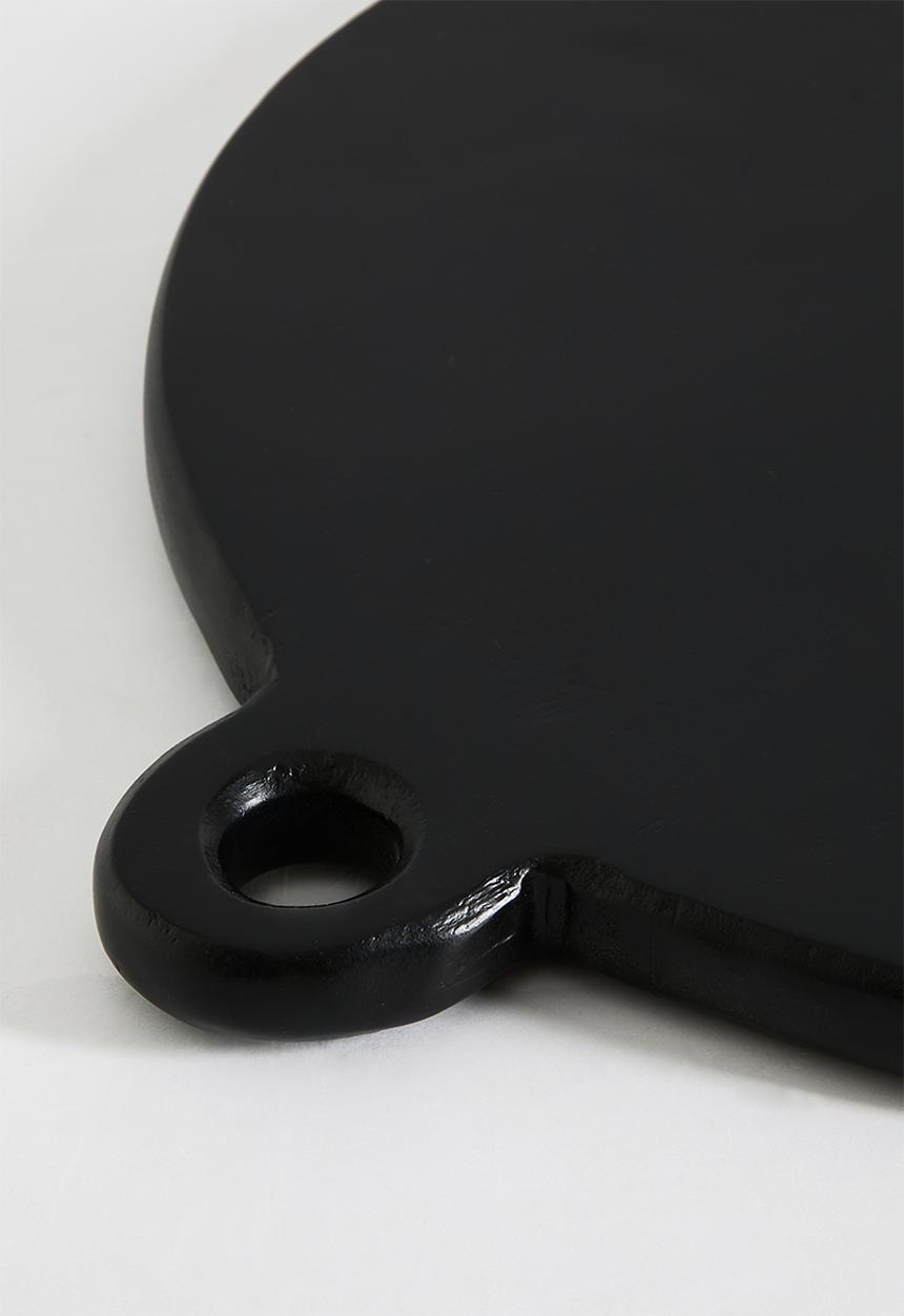 Sixth Floor - Rondo Large Wooden Chopping Board - Black