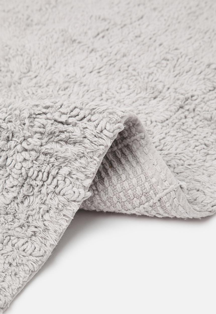 Sixth Floor - Tufted Cotton Bathmat- Mirage Grey