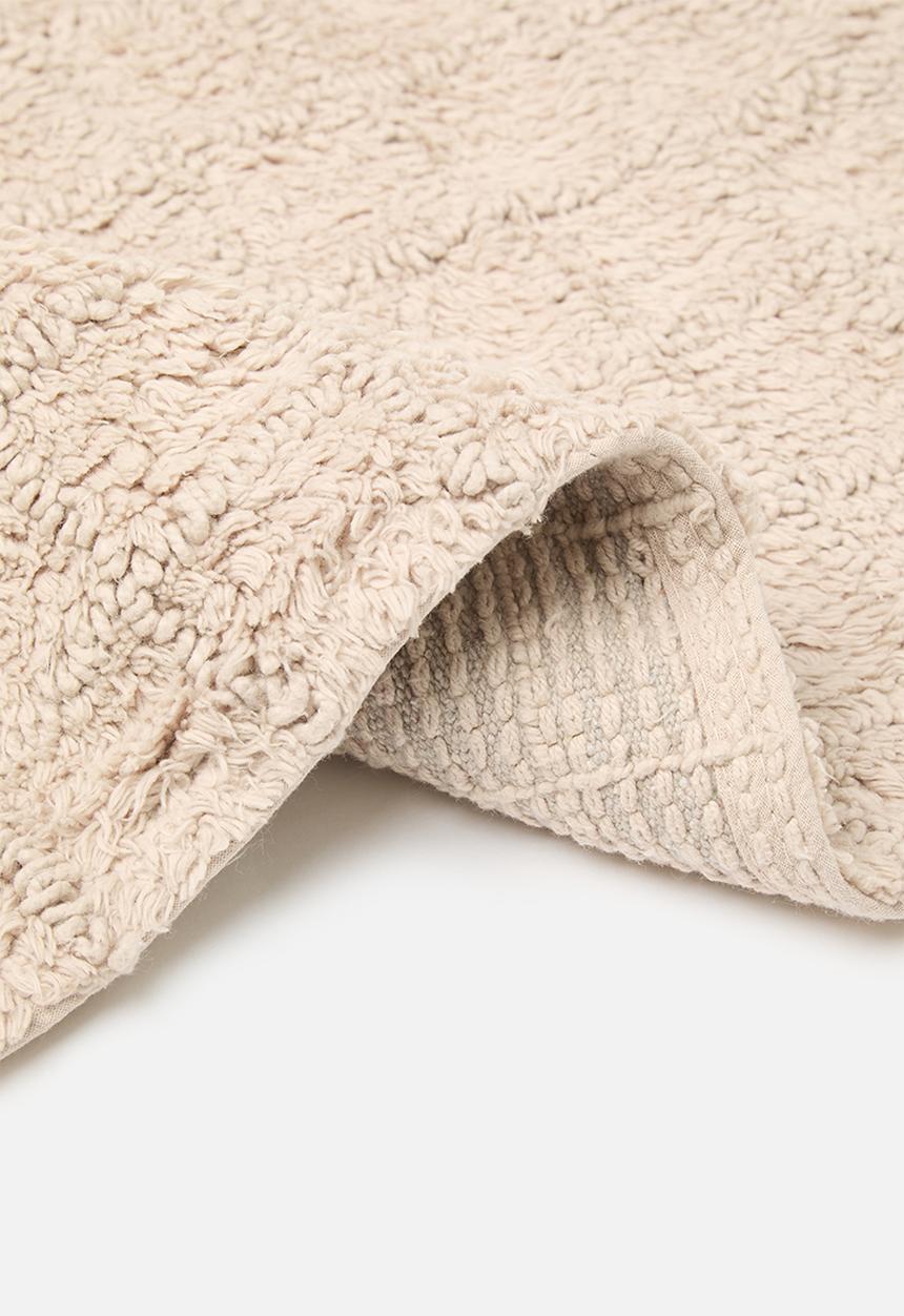 Sixth Floor - Tufted Cotton Bathmat- Stone