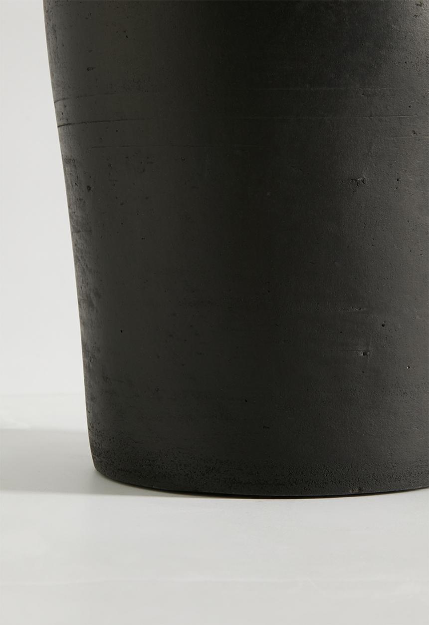 Sixth Floor - Black Terracotta Vase