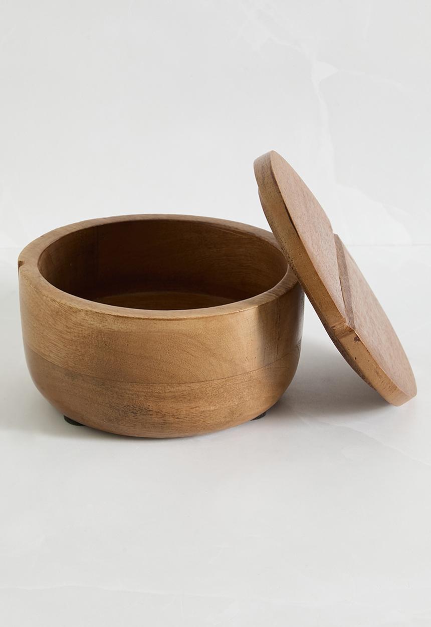 Sixth Floor - Ludo wooden canister set of 2 - Natural