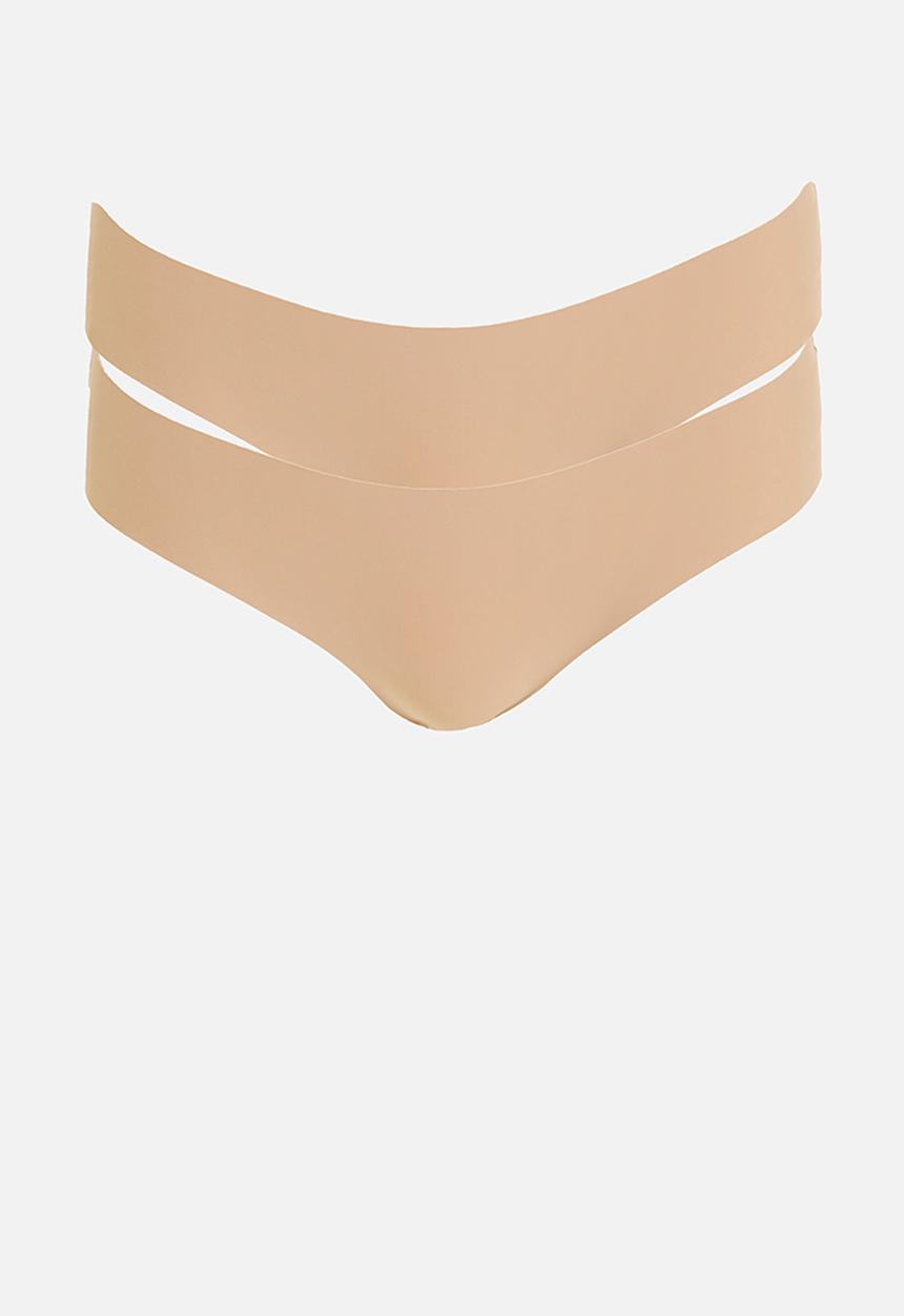 The Invisible Bikini Brief 2Pk - Frappe/Maple Sugar Cotton On Panties ...