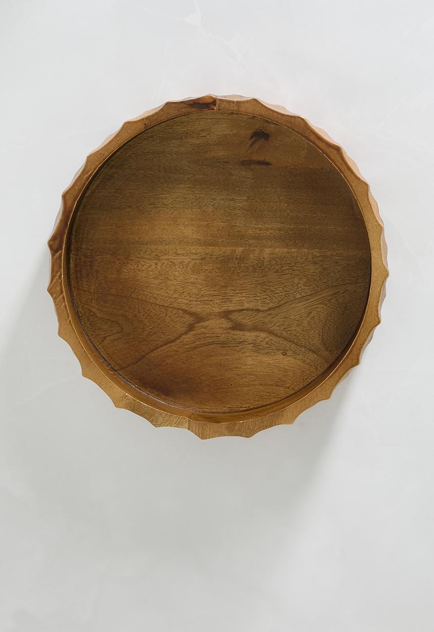 Sixth Floor - Carved wood salad bowl - Natural