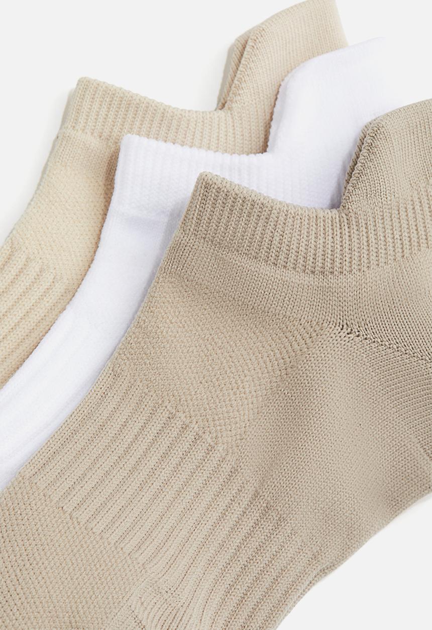 H&M - 3-pack sports socks with drymove™ - beige