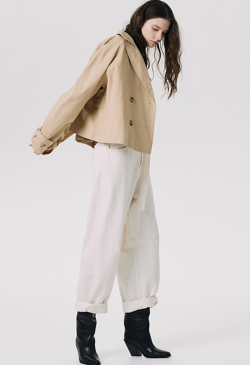 H&M - Short trench coat - beige