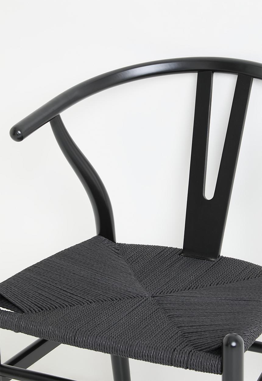 Sixth Floor - Harmony solid wood dining chair - black