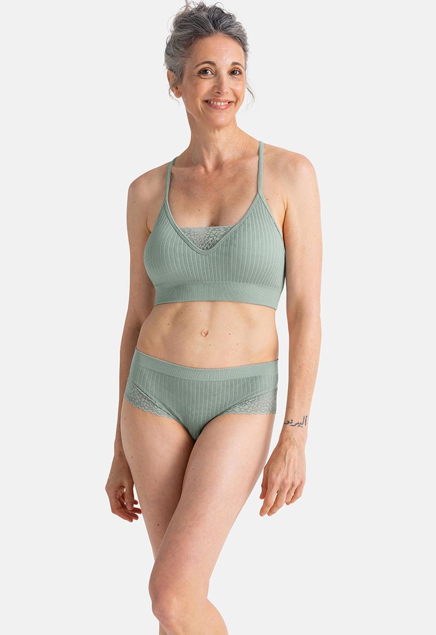 DORINA - Reema bralette - green