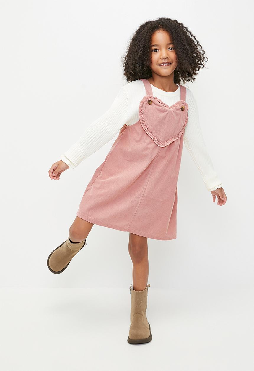 Pop Candy - Cord pinafore - pink