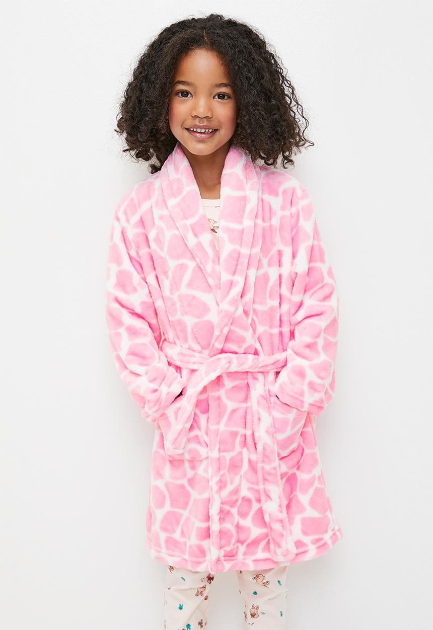 Pop Candy - Printed gown-pink & white