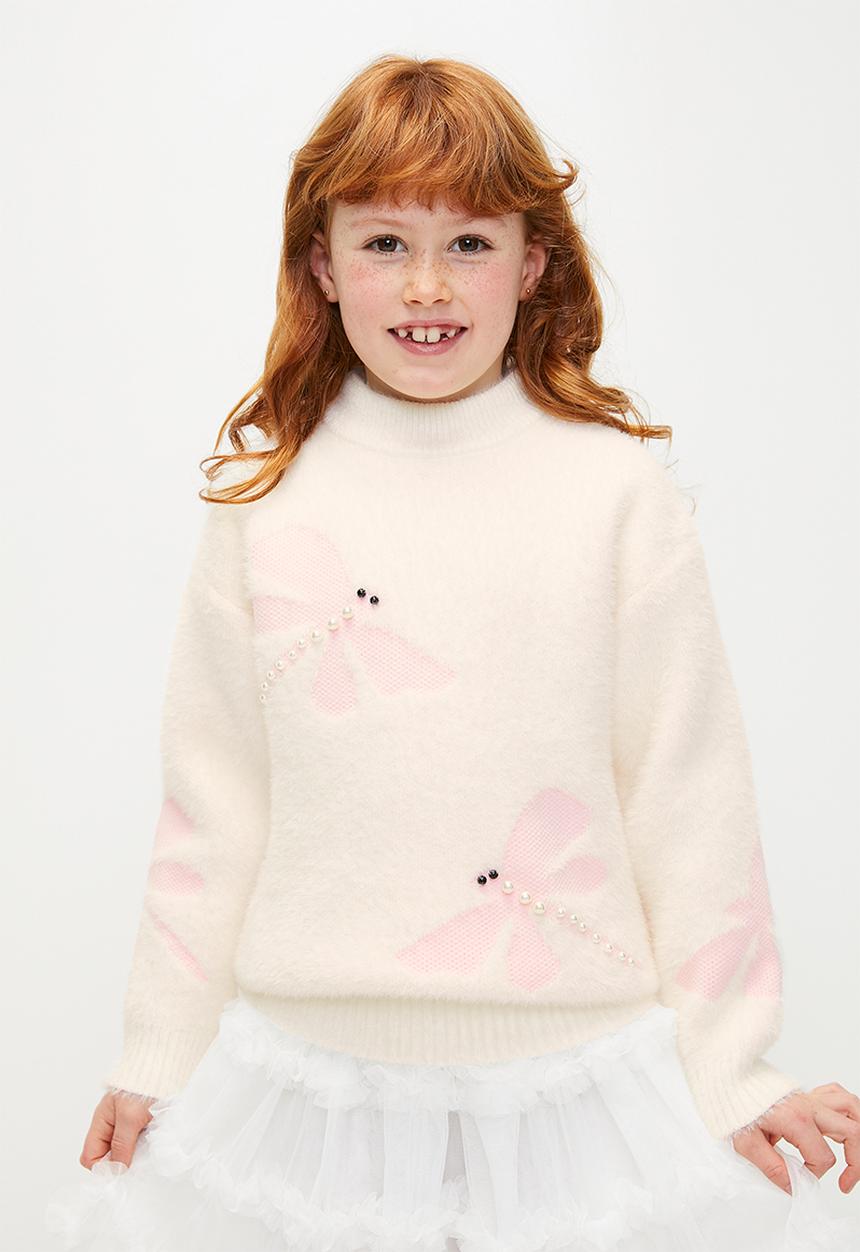 Pop Candy - Crew neck jersey-light pink