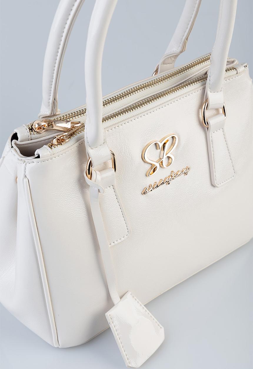 SISSY BOY - Jacky mini tote bag - cream