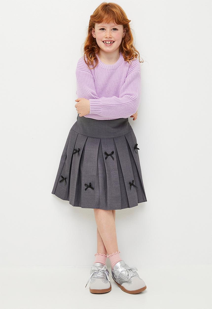Pop Candy - Pleated skirt-grey