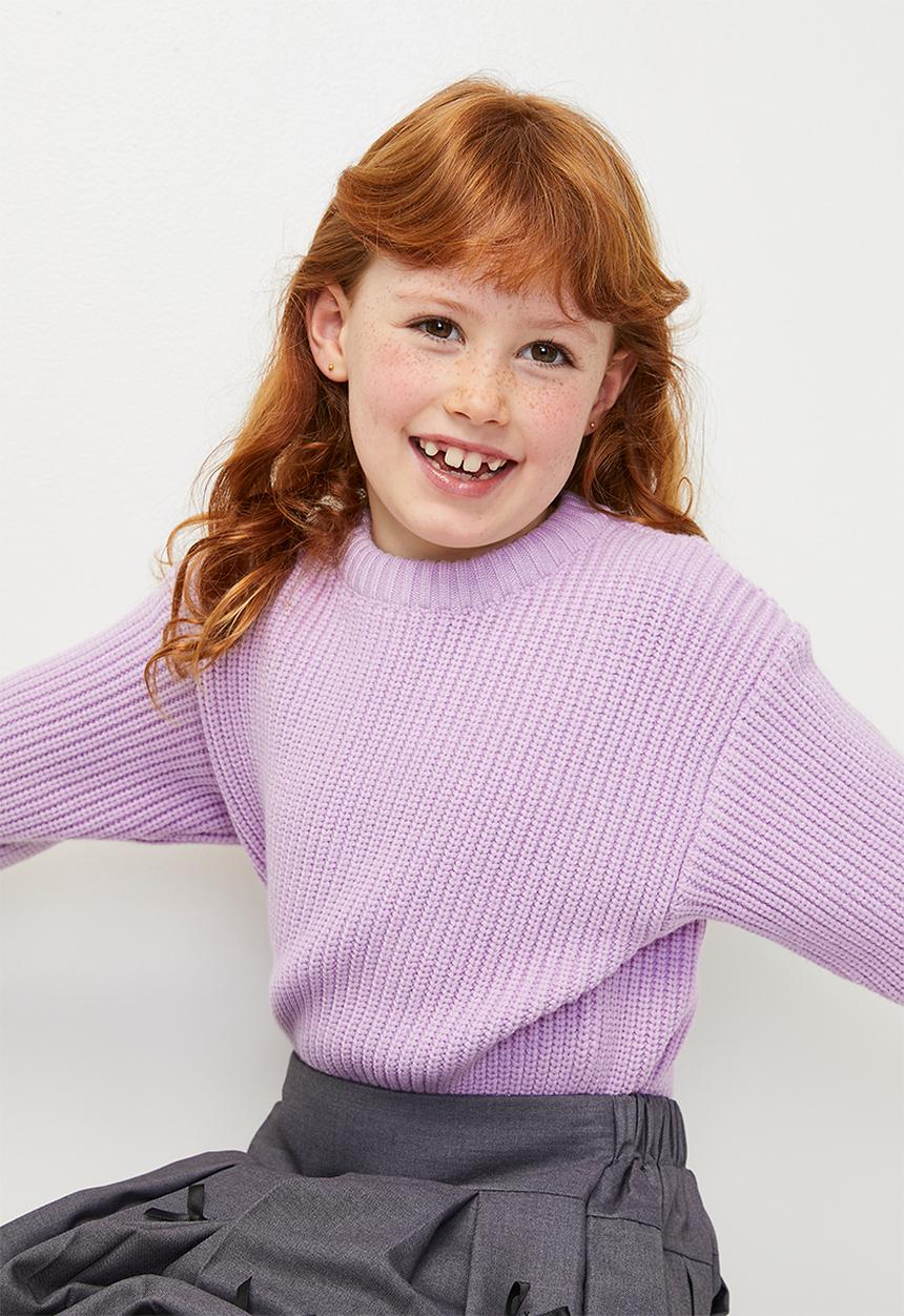 Pop Candy - Crew neck sweater - lilac