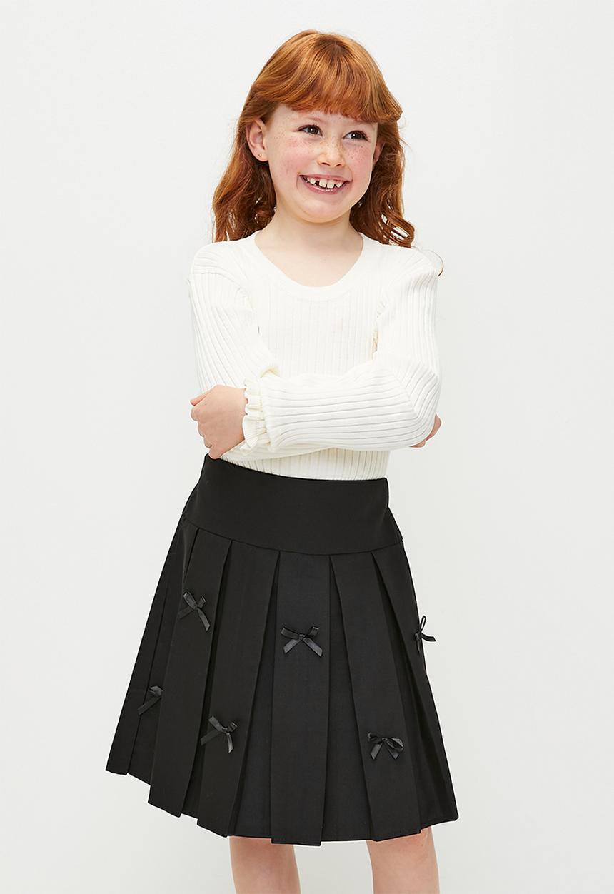 Pop Candy - Pleated skirt-black