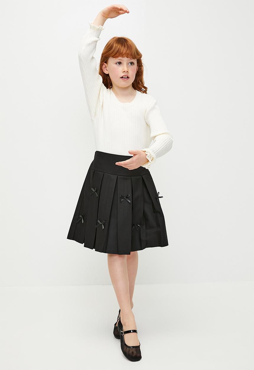 Pop Candy - Pleated skirt-black