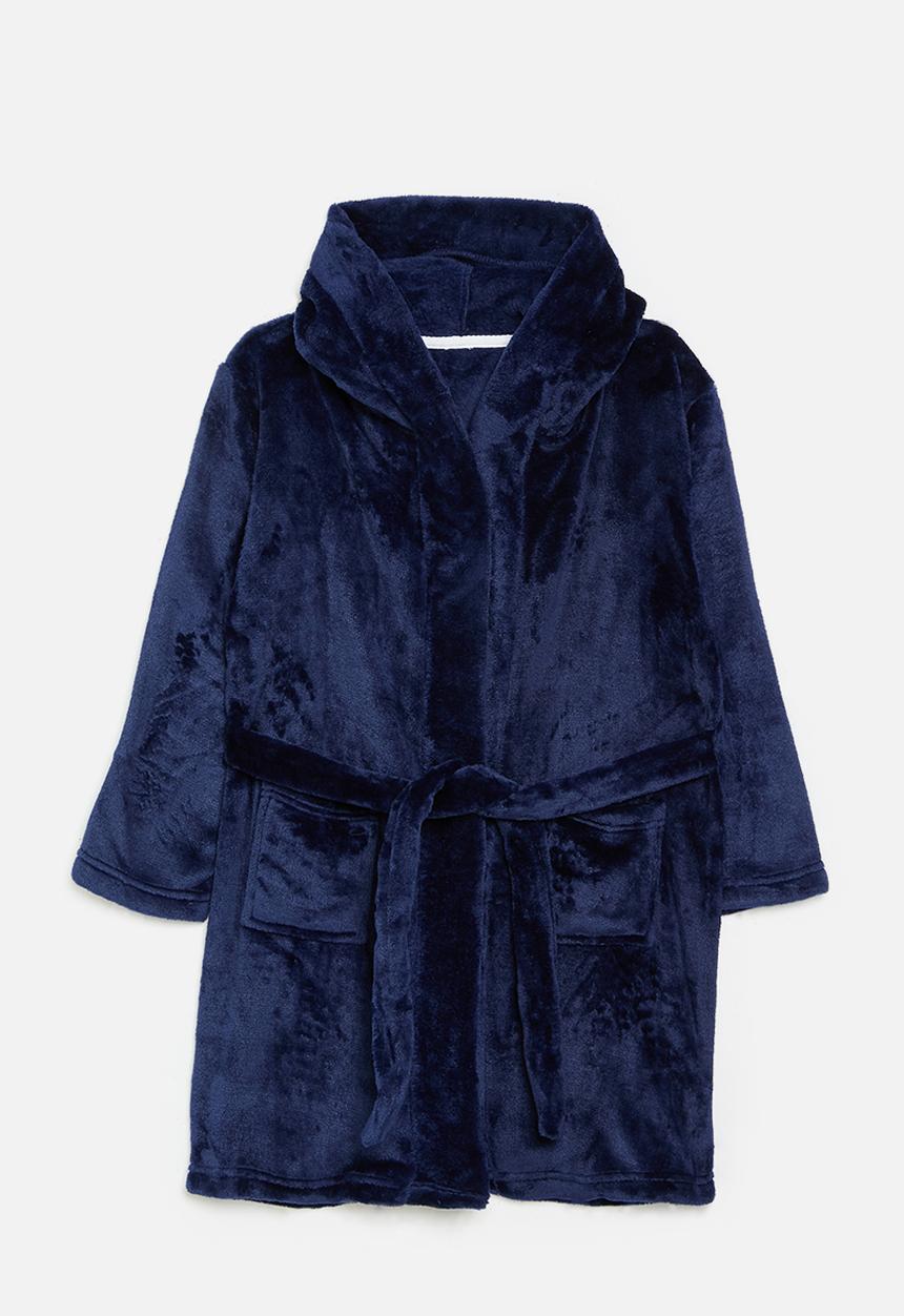 Pop Candy - Hooded gown-navy blue