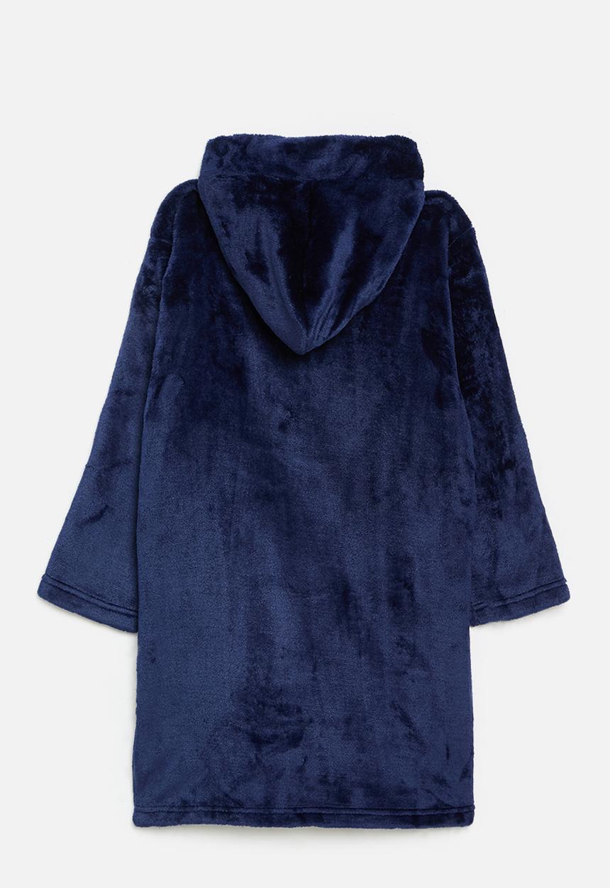 Pop Candy - Hooded gown-navy blue