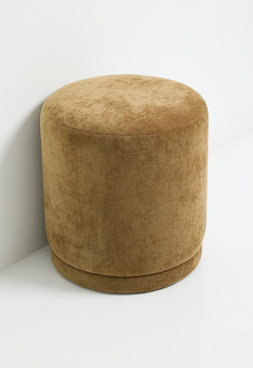 Sixth Floor - Toby ottoman - mustard