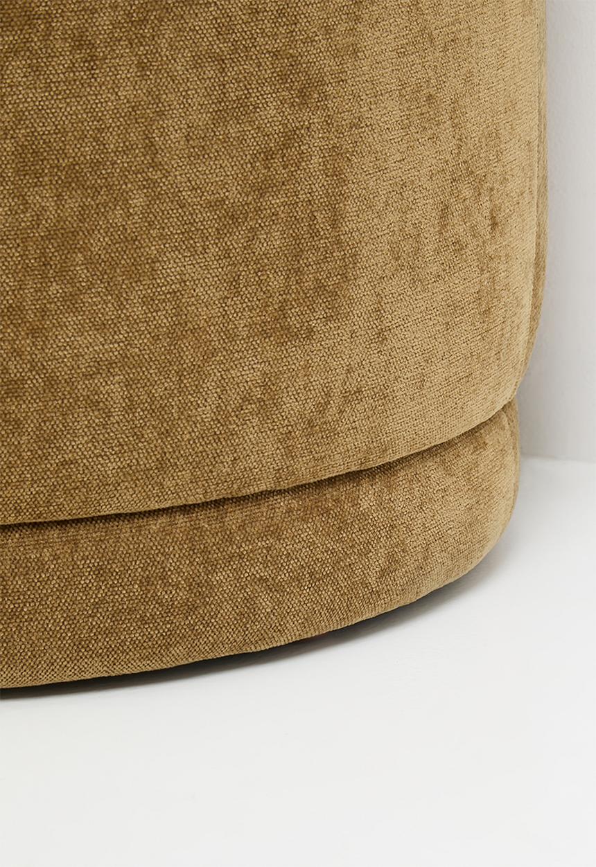 Sixth Floor - Toby ottoman - mustard