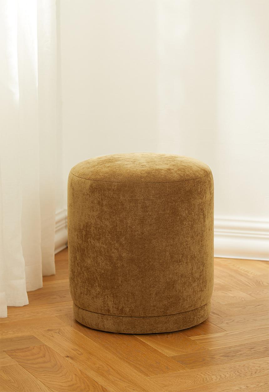 Sixth Floor - Toby ottoman - mustard
