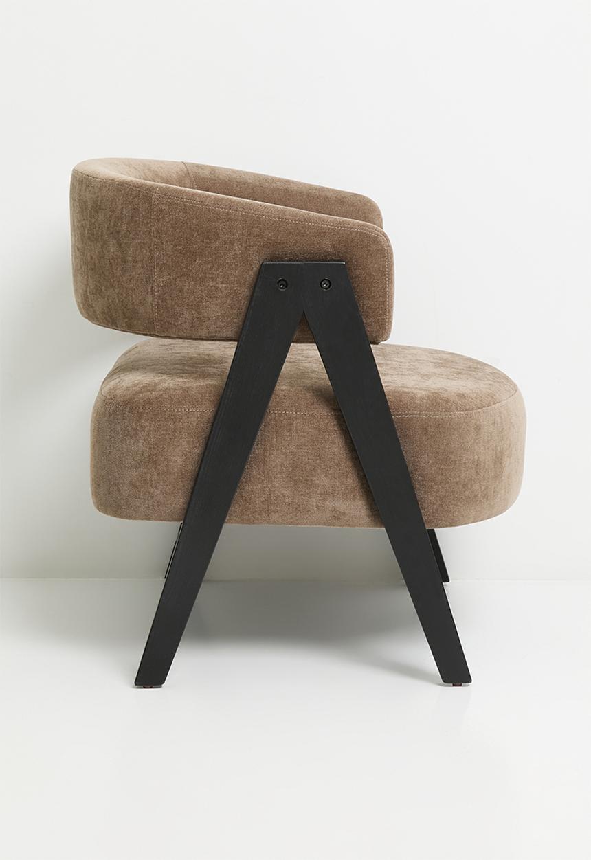 Sixth Floor - Huggie occasional chair - mocha