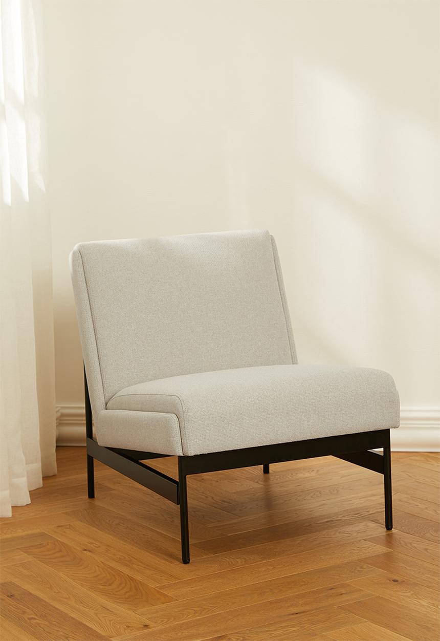 Sixth Floor - Slip occasional chair - snow