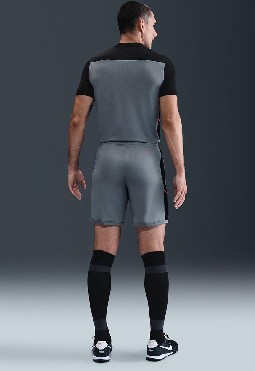 Nike - Academy Dri-FIT Adults Football Top - Cool Grey/Black/Bright Crison