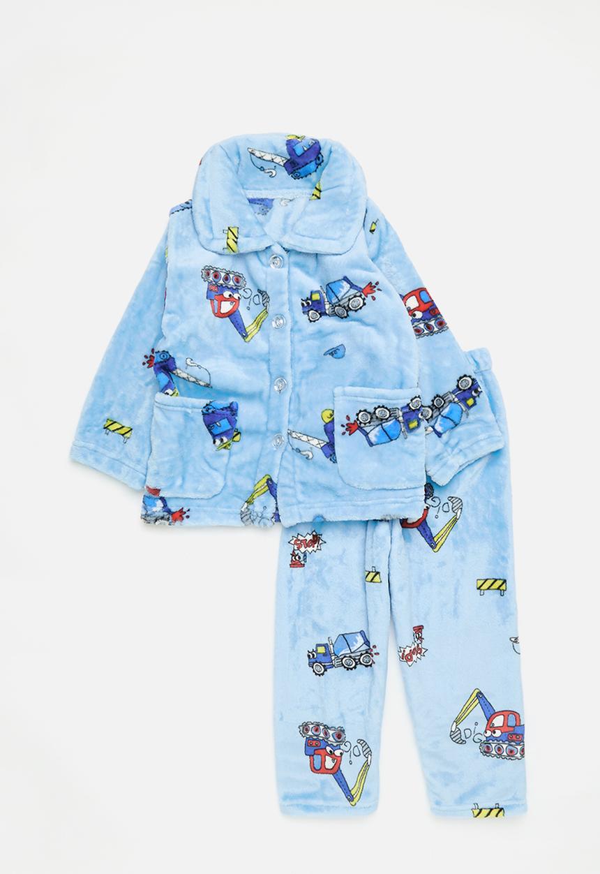 Pop Candy - Printed pj set-light blue