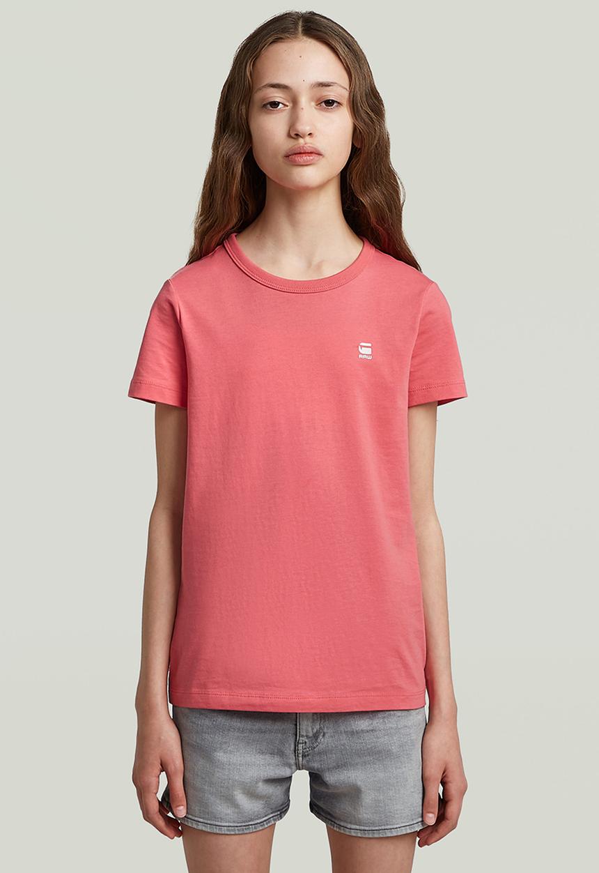 G-STAR - T-shirt s\s slim 2 pk - white