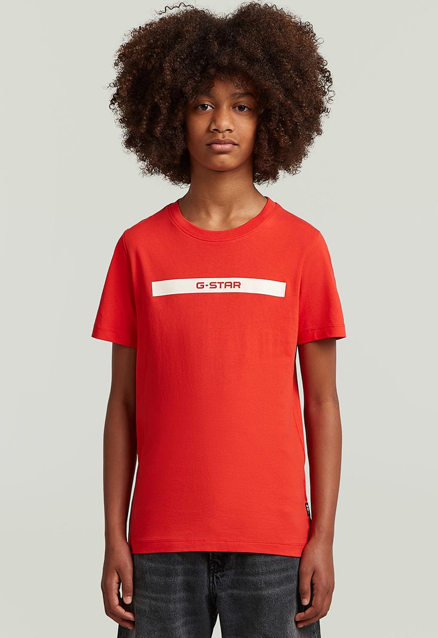 G-STAR - T-shirt s\s regular - red