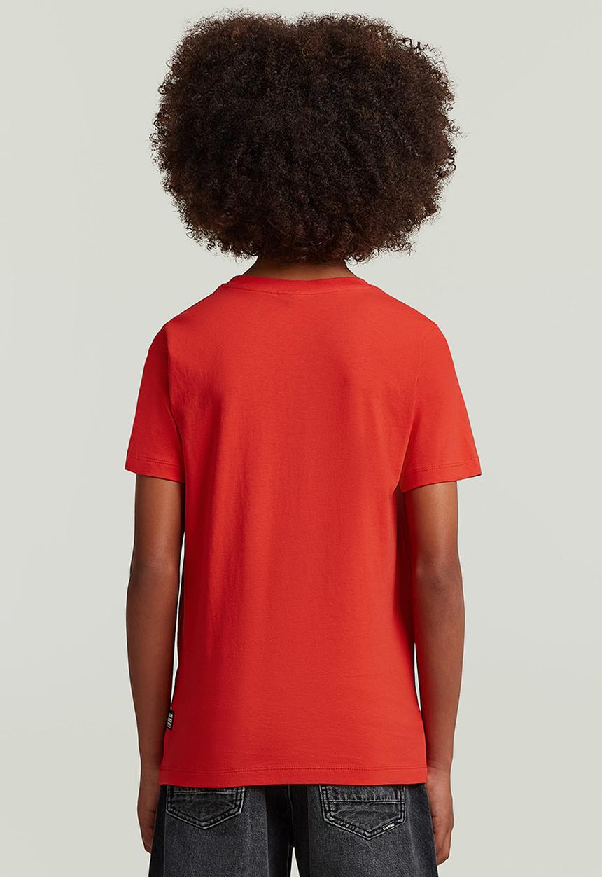 G-STAR - T-shirt s\s regular - red